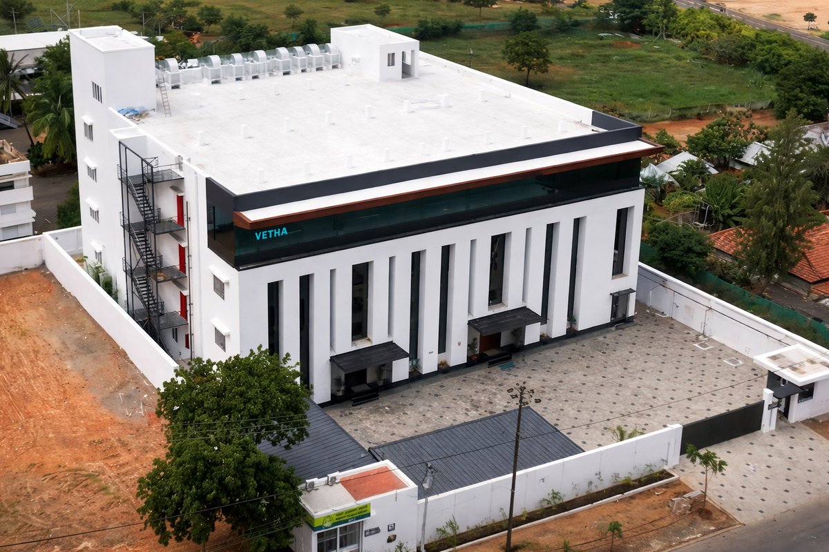 Vetha Exports Manufacturing Facility - Aerial View